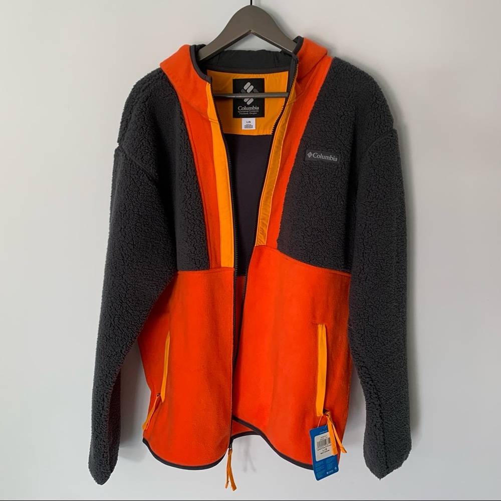 Columbia sherpa full zip hoodie